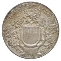 Berán Lajos (1882-1943) 1925. "Magyar Athletikai Club 1875-1925" ezüstözött Br emlékérem, ...