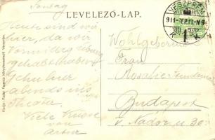 Veszprém, Rákóczi tér, piac, kádfürdő; kiadja Fodor Ferencz könyvkereskedő (EK)