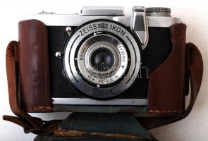 Zeiss Ikon	Tenax I 24x24 mm kamera Novar Anastigmat 1:3,5/35 mm objektívvel, jó állapotban, sérült b...