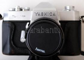 Yashica TL-Super 24x36 mm kamera Yashica	Yashinon-DX 1:1,7/50 mm objektívvel tokkal
