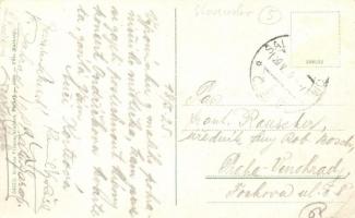 Párkány, Stúrovo; látkép a határról Magyarországra, kiadja Gondos Vilmos / view from the border to H...