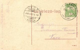 Párkány-Nána, Sturovo; vasútállomás, Miklosy Gyula kiadása / railway station