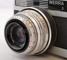 Carl Zeiss Werra 3	24x36 mm kamera Carl zeiss Tessar 1:2,8/50 mm és Flektogon 1:2,8/35 mm objektívve...