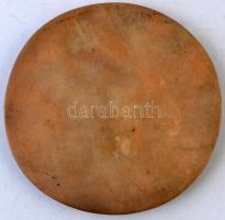 DN "40 éves szolgálatért Dorogi Szénbányák" egyoldalas Br plakett, eredeti dísztokban. Szi...