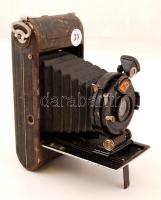 Agfa Standard Modell 254 6x9 cm rollfilmes kamera Anastigmat 1:6,3/10,5 cm objektívvel, hozzá film /...