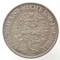 Németország / Weimari Köztársaság 1928A 5M Ag (25g) T:1- apró ph. / 
Germany / Weimar Republic 1928...