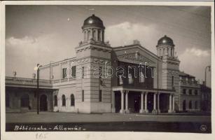 Békéscsaba vasútállomás Foto AK