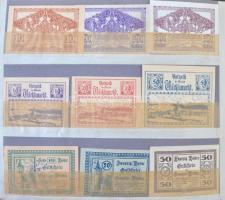 Ausztria ~550db-os igényes szükségpénz gyűjtemény albumba rendezve, osztrák Heller szükségpénzek T:I...