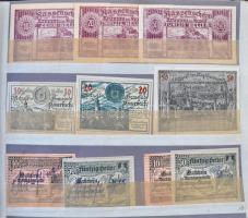Ausztria ~550db-os igényes szükségpénz gyűjtemény albumba rendezve, osztrák Heller szükségpénzek T:I...