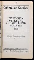 Deutsche Werkbund Ausstellung. Officizeller Katalog. Cöln, 1914, Rudolf Mosse, 122 p. 
Kiadói papír...
