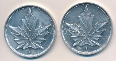 Kanada DN "Simon Fraser 1776-1862" Al emlékérem (35mm) + DN "Jaques Carter 1491-1557&...