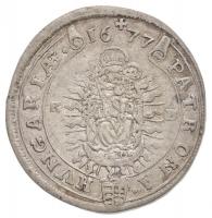 1677K-B 15kr Ag "I. Lipót" Körmöcbánya (6,08g) T:2,2- /  
Hungary 1677K-B 15 Kreuzer Ag &...