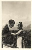 Alles Liebe and Gute Adolf Hitler with girl, NS propaganda