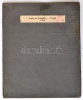 cca 1920 Ötztal und Stubai Blatt I. (Pitztal), 1:50.000, vászonra kasírozva, rajta a Magyar Turista ...