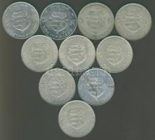 1947. 5Ft Ag (10x) "Kossuth" T:2,2/3