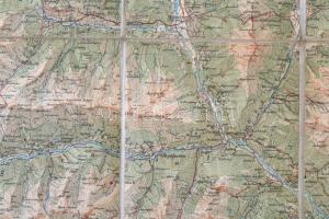 cca 1900 Hohe Tauern, G. Freytag&Brendt's Touristen-Wanderkarte Blatt 12., G. Freytag &...