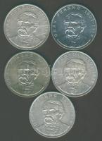 1994. 200Ft Ag "Deák" (4x) + 1995. 200Ft Ag "Deák" (1x) T:BU