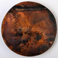 Palotás József (1947-) DN "Pungor Ernő" Br emlékplakett (376,5g/90mm) T:2