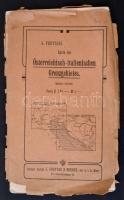 cca 1914 Österreichisch-Italienischen Grenzgebietes, G. Freytag & Brendt, Wien, papír, 1:600.000...