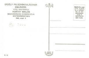 1940 Szatmárnémeti, Satu Mare; bevonulás, Horthy Miklós / entry of the Hungarian troops