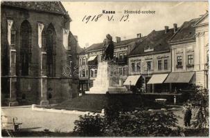 Kassa, Kosice; Honvéd szobor / statue (EK)