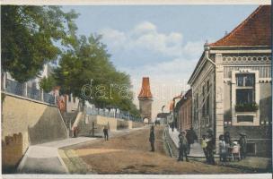 Medgyes, Mediasch - 10 darabos képeslap leporello-füzet papírtokban, kiadja Franz Wendler könyvkeres...