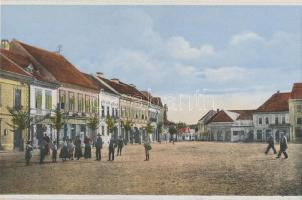 Medgyes, Mediasch - 10 darabos képeslap leporello-füzet papírtokban, kiadja Franz Wendler könyvkeres...