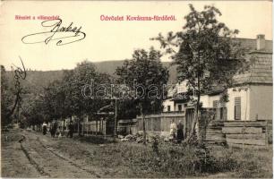 Kovászna-fürdő, Covasna; Villasor, kiadja Moskovitz Márton / villa alley