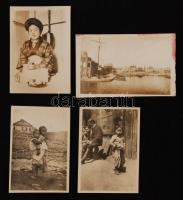 cca 1920 Távol -Keleti úti képek, Japán és Vlagyivosztok, 34db, kettő feliratozva, 6x4cm / circa 192...