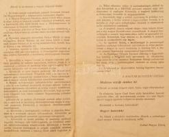 1956 3 db különböző forradalmi röplap