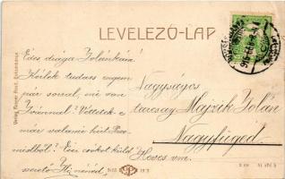 1915 Boksánbánya, Bocsa; Járásbíróság, utca, templom. Rosner Adolf No. 5157 / courthouse, street, ch...