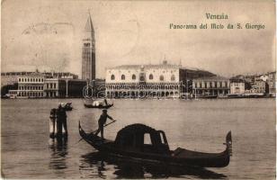 Venice, Venezia; Molo da S. Giorgio, gondola (EK)