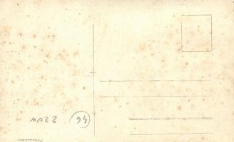 Magyar kártyázó I. világháborús honvédek / WWI Hungarian soldiers playing card game, photo