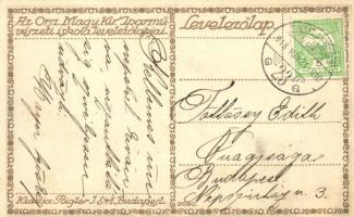 'Az Iparművészeti Iskola levelezőlapjai' Ungarische Werkstätte no. 2020. kiadja Rigler Rt