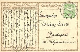 'Az Iparművészeti Iskola levelezőlapjai' Ungarische Werkstätte no. 2018. kiadja Rigler Rt