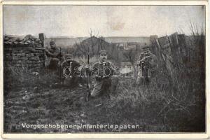 Vorgeschobener infanterieposten / advanced infantry post, WWI German soldiers, Imberg & Lefson