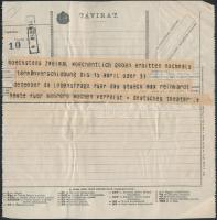 1912 Berlin, A Német Színház fejléces levele Edmund Reinhardt aláírásával, valamint 2 db Reinhardt á...