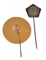 1962. "Jubileoj de Esperanto - Internacia Hungara" festett, eszperantó évfordulós kitűző (...