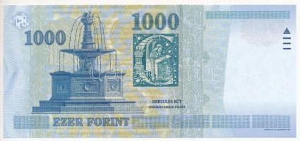 2002. 1000Ft "DB 0000055" alacsony sorszám T:I /
Hungary 2000. 1000 Forint "DB 00000...