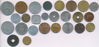 Vegyes: 26db klf pénzérme világ minden tájáról T:2,2-,3
Mixed: 26pcs diff coins from all around the...