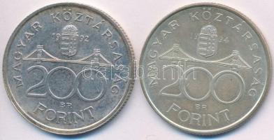 1992-1994. 200Ft Ag "MNB", "Deák" (2x) T: 2 kis patina
Adamo F13,F13.1