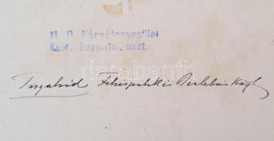 Az első Tisza-híd Fehérpataknál (Terebesfehérpatak), Siegmeth Károly (1845-1912) hagyatékából, 17x23...