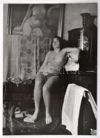 cca 1970 Erotika a műkedvelő otthonában, retró aktot, 6db, különböző méretben, 18x13cm és 20x29cm