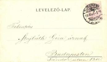 1899 Budapest VIII. Magyar Királyi Honvédségi Ludovika Akadémia