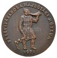 Csúcs Ferenc (1905-1999) 1971. "Bocskai István / Félévszázados a Hajdúsági Múzeum" Br emlé...