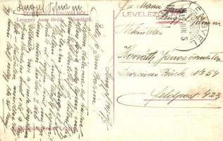 Lengyel, Anna-fürdő, vendéglő; kiadó Holub Ferenc (ázott sarok / wet corner)