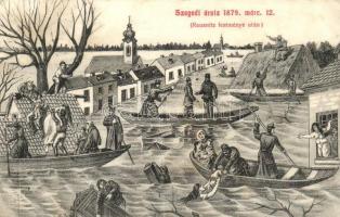 Szeged, Árvíz 1879 március 12-én, Rausnitz festménye után