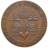 Kampfl József (1939-) 1981. "XII. Fül- Orr- Gégészeti Világkongresszus, Budapest / Dr. Poltzer ...