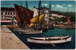 Crikvenica, port, boats, Bellevue (EK)