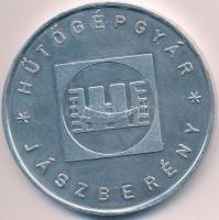 1970. "1 Milliomodik - 1970. dec. 12 / Jászberény Hűtőgépgyár" a Lehel-gyár Al emlékérme a...